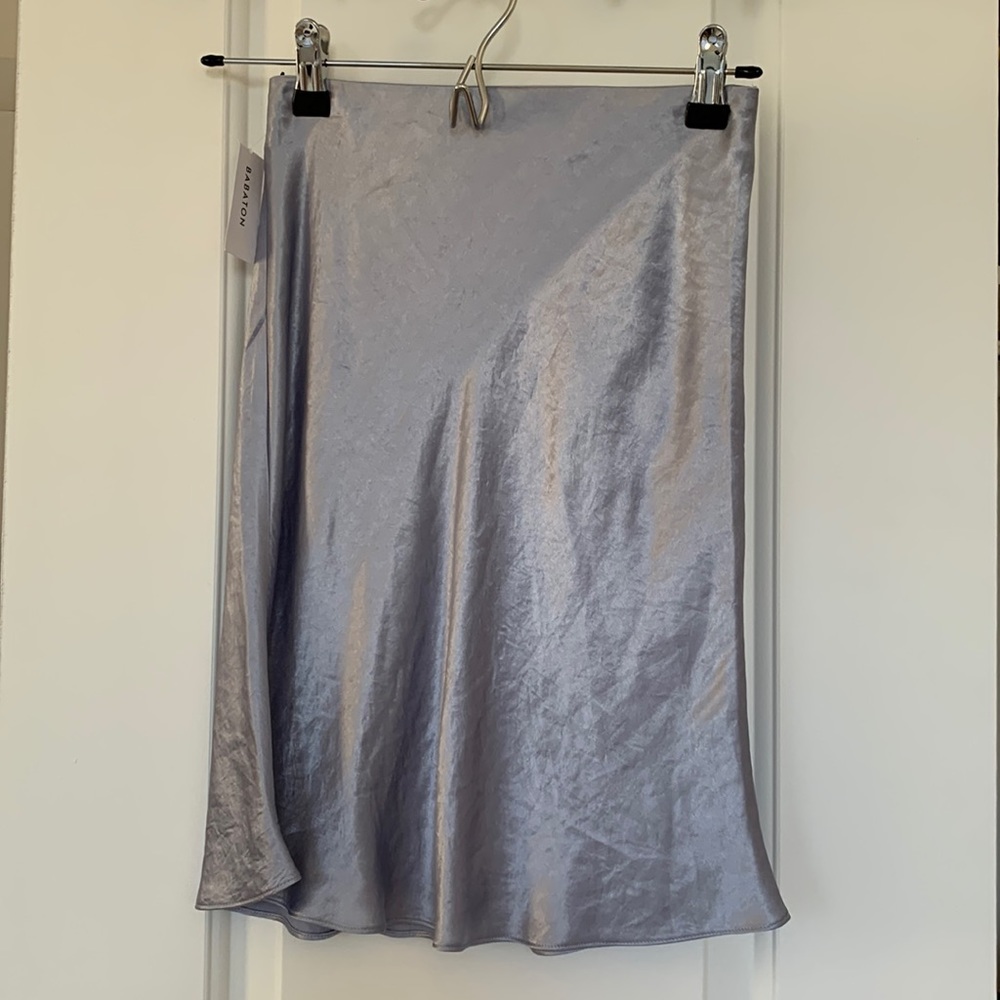 Aritzia mini slip skirt